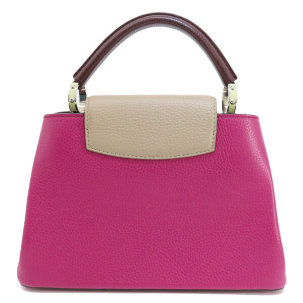 LOUIS VUITTON Handbag Taurillon Clemence Leather pink Capusine BB Women Used | Luna Bags