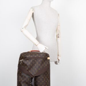 LOUIS VUITTON Horizon Soft 55 Duffle Bag MNG Canvas | Luna Bags