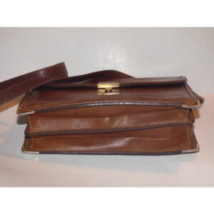 Gucci Vintage Supple Brown Leather Shoulder Bag | Luna Bags