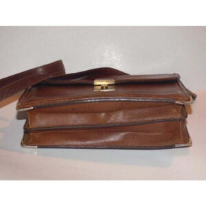 Gucci Vintage Supple Brown Leather Shoulder Bag | Luna Bags