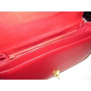 Gucci Vintage Red Leather Shoulder Bag | Luna Bags