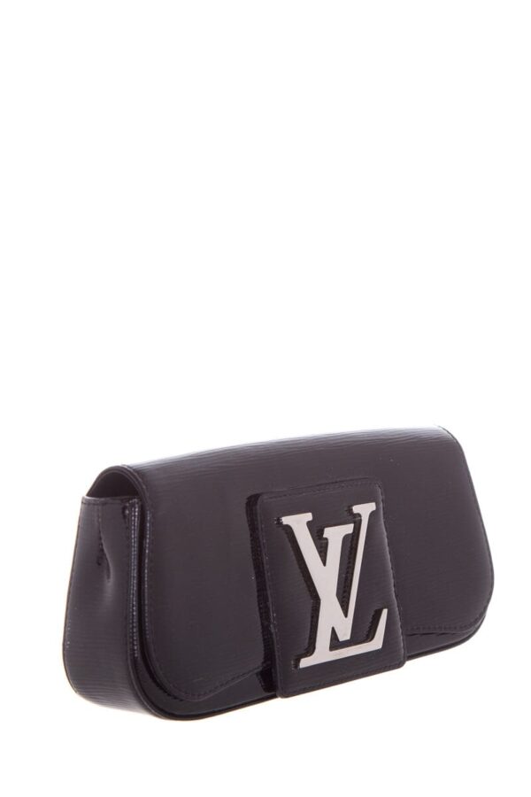 Louis Vuitton Sobe Black Patent Epi Leather Clutch | Luna Bags