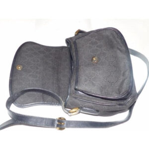 Gucci Vintage Black Large G Logo Leather Hobo Bag | Luna Bags