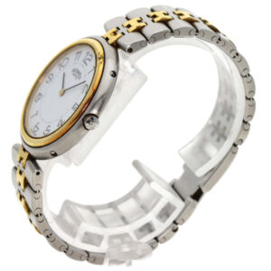 HERMES Watches Quartz Stainless Steel , SSxGP gold profile white dial mens Used | Luna Bags