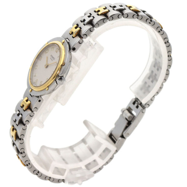 HERMES Watches Quartz Stainless Steel , SSxGP gold Olympia Ivory dial Women Used | Luna Bags