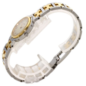 HERMES Watches Quartz Stainless Steel , SSxGP gold Clipper Old Belt Ivory dial Women Used | Luna Bags