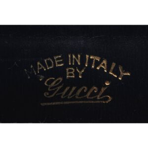 Gucci navy leather early Jackie shoulder bag with gold GG clasp | Luna Bags