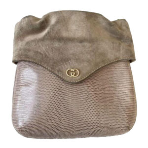 Gucci honey lizard leather bucket bag with gold chain strap | Luna Bags
