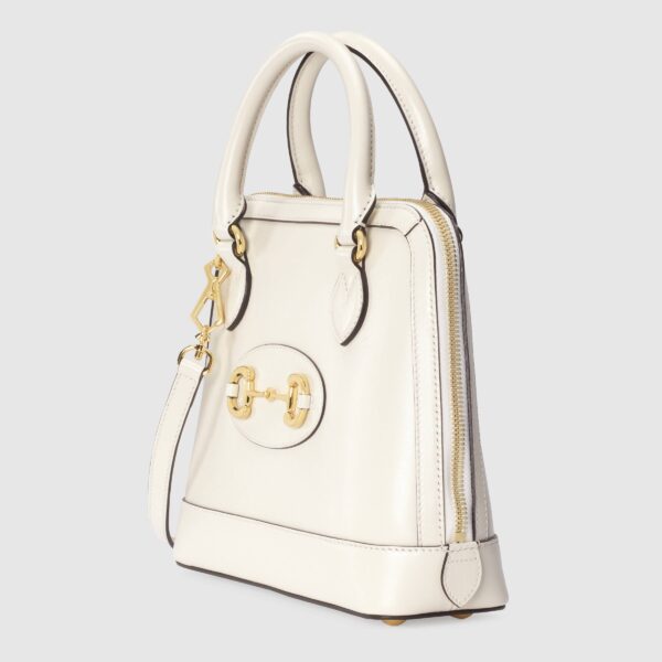 Gucci 1955 Horsebit small top handle bag White | Luna Bags