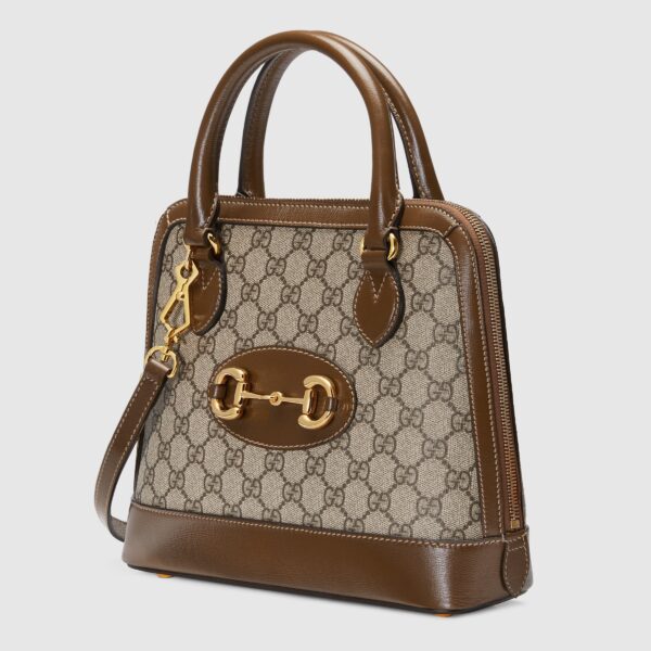 Gucci 1955 Horsebit Small Top Handle Bag GG Supreme | Luna Bags