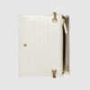 Gucci 1955 Horsebit Wallet With Chain GG Supreme White | Luna Bags - Image 4
