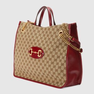 Gucci 1955 Horsebit Large Tote Bag Red | Luna Bags