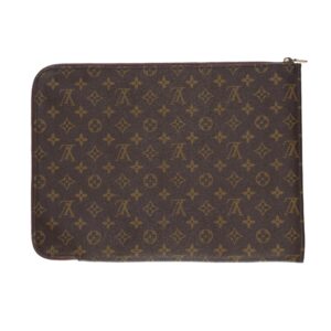 LOUIS VUITTON document holder in brown monogram canvas | Luna Bags