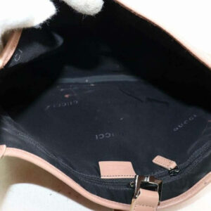 Gucci Jackie Shoulder Purse Pink Ruched Fabric And Pink Leather Hobo Bag | Luna Bags
