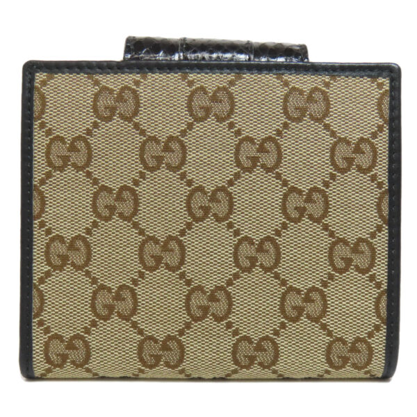 GUCCI Bifold Wallet 181669 canvas Brown GG Women Used | Luna Bags