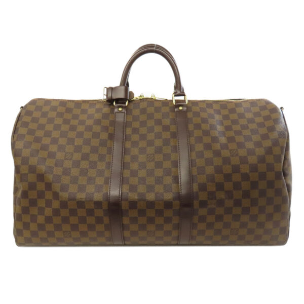 LOUIS VUITTON Boston Duffel bag N41414 Damier canvas Damier / Ebene | Luna Bags