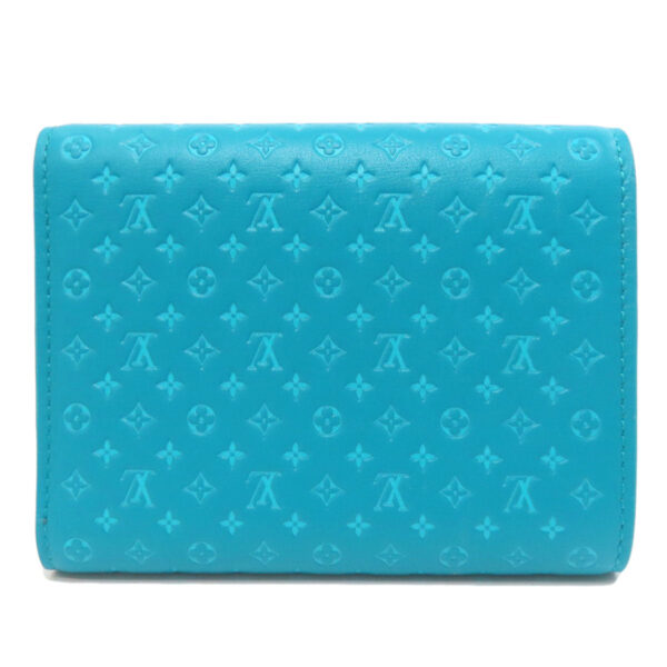 LOUIS VUITTON Bifold Wallet M82314 leather blue | Luna Bags