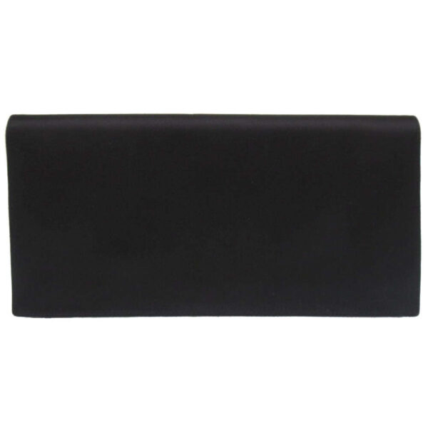 HERMES Clutch bag Satin black Fako Women(Unisex) Used | Luna Bags