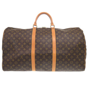 LOUIS VUITTON Boston Duffel bag M41422 Monogram canvas Brown Monogram Keepall 60 mens Used | Luna Bags