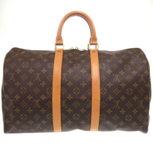 LOUIS VUITTON Boston Duffel bag M41428 Monogram canvas Brown Monogram Keepall 45 mens Used | Luna Bags