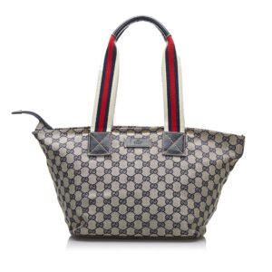 Gucci GG Canvas Web Handbag | Luna Bags