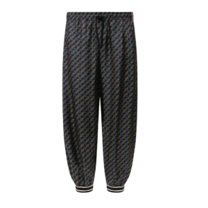 Gucci Bi-material Scarf Print Track Pants in Green | Luna Bags