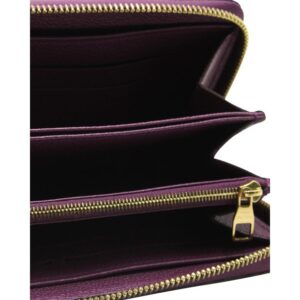 LOUIS VUITTON Purple Monogram Embossed Zippy Wallet | Luna Bags