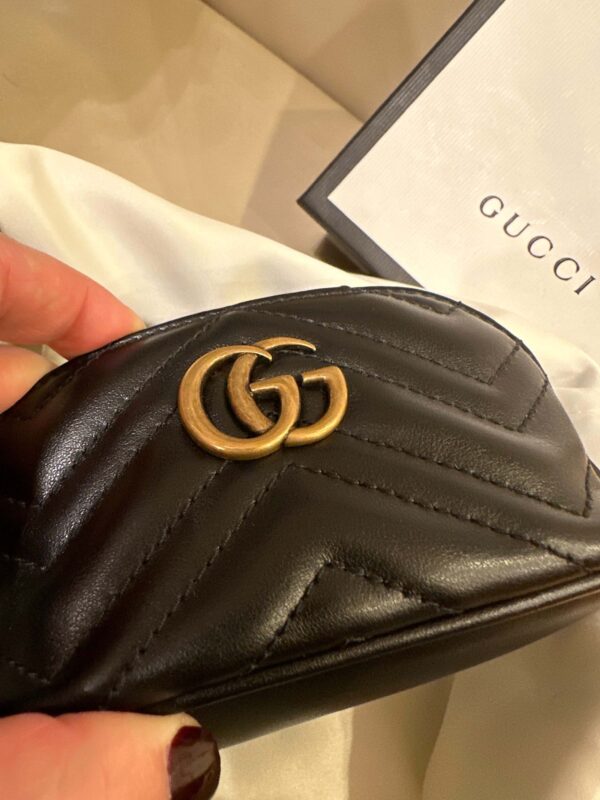 Gucci Marmont Leather Dome Coin Purse | Luna Bags