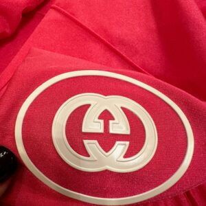 Gucci Pink GG Logo Stirrup Leggings | Luna Bags