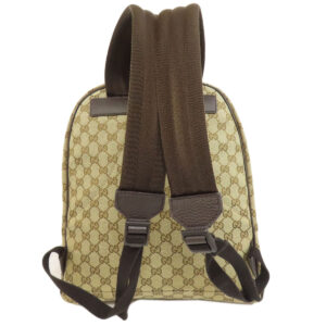 GUCCI Backpack 449906 canvas Brown GG outlet | Luna Bags