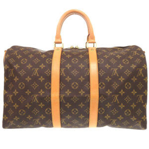 LOUIS VUITTON Boston Duffel bag M41418 Monogram canvas Brown Monogram Keepall bandouliere45 mens Used | Luna Bags