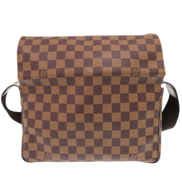 LOUIS VUITTON Shoulder Bag N45255 Damier canvas Brown Damier Naviglio mens Used | Luna Bags