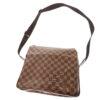 LOUIS VUITTON Shoulder Bag N45255 Damier canvas Brown Damier Naviglio mens Used | Luna Bags - Image 4