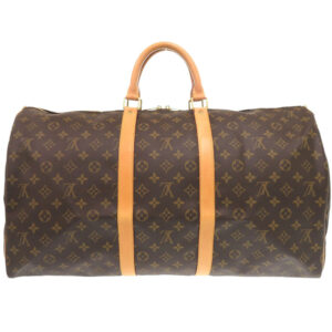 LOUIS VUITTON Boston Duffel bag M41414 Monogram canvas Brown Monogram Keepall bandouliere55 | Luna Bags