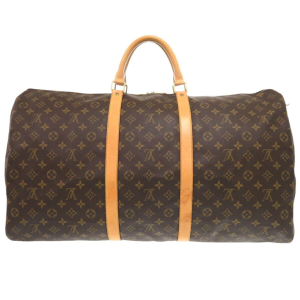 LOUIS VUITTON Boston Duffel bag M41422 Monogram canvas Brown Monogram Keepall 60 | Luna Bags