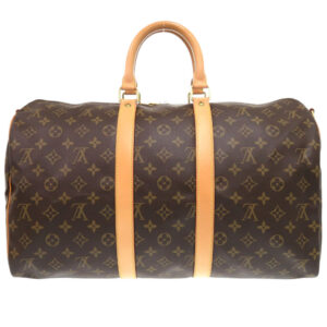 LOUIS VUITTON Boston Duffel bag M41418 Monogram canvas Brown Monogram Keepall bandouliere45 | Luna Bags