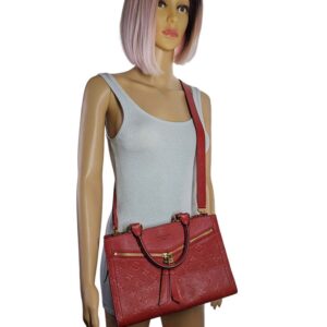 Louis Vuitton Red Monogram Empreinte Sully PM | Luna Bags