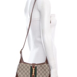 Gucci Jackie 1961 Brown Monogram Handbag | Luna Bags