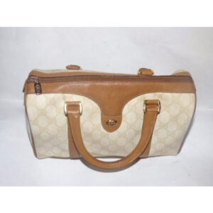 Gucci Boston Bag Guccissima Print Cream Patent Gg Canvas Satchel | Luna Bags