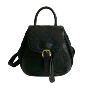 GUCCI Backpack canvas black Old Gucci | Luna Bags