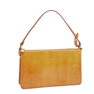 LOUIS VUITTON Monogram Vernis Lexington Accessory Pouch Beige M91010 Auth 87555 | Luna Bags