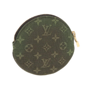 LOUIS VUITTON Monogram Mini Porte Monnaie Ron Purse TST Khaki M92451 Auth 87853 | Luna Bags