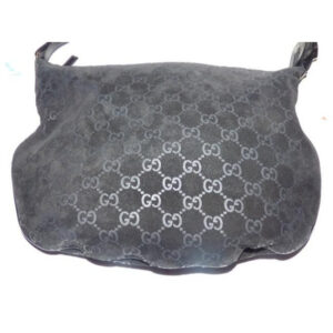 Gucci Tote Vintage Black Suede Hobo Bag | Luna Bags