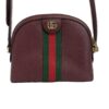 GUCCI - NEW Ophidia Small Shoulder Burgundy GG Leather Crossbody | Luna Bags - Image 8