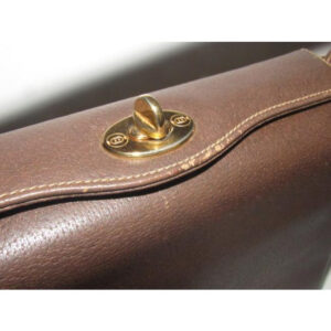 Gucci Boxy Structured Kelly Top Handle Purse Brown Leather Shoulder Bag | Luna Bags