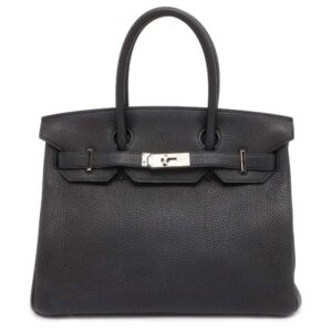 HERMES [For business meetings at Shinsaibashi Main Store] Birkin Black Togo Leather Size 30 | Luna Bags