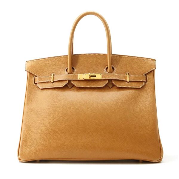 HERMES Birkin Natural Ardennes Leather Size 35 | Luna Bags