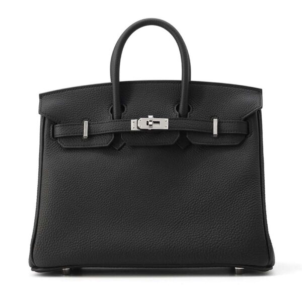 HERMES Birkin Black Togo Leather Size 25 | Luna Bags