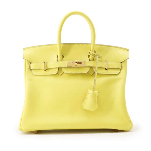 HERMES Birkin Lime Swift Leather Size 25 | Luna Bags