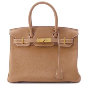 HERMES Birkin Gold Togo Leather Size 30 | Luna Bags
